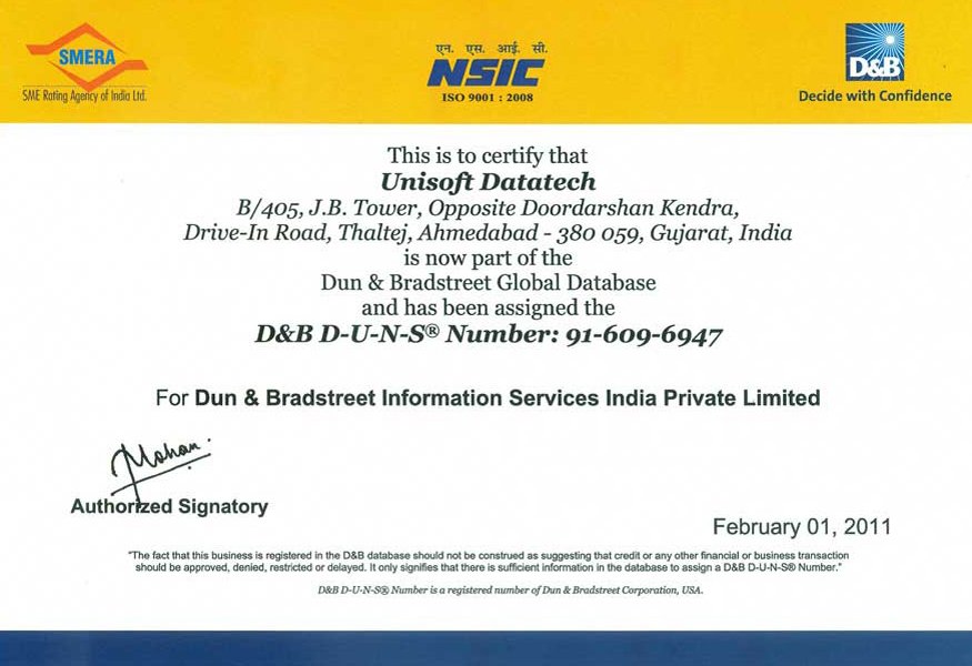 DB Certificate